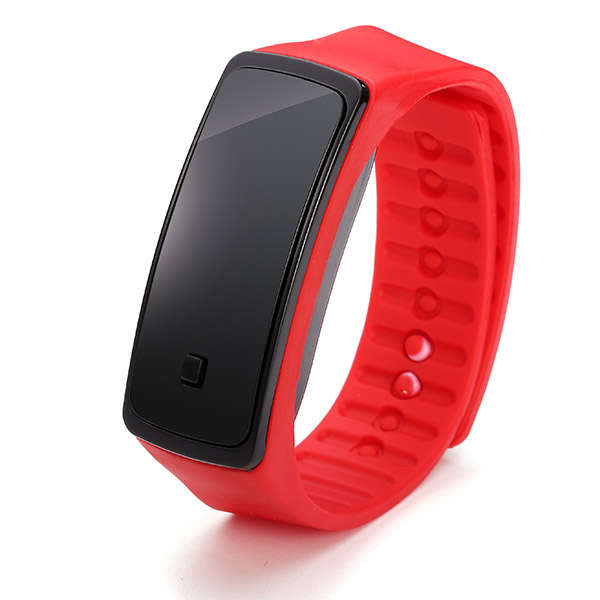 Casual LED Digital Candy Colors Rectangle Dial Unisex Watch