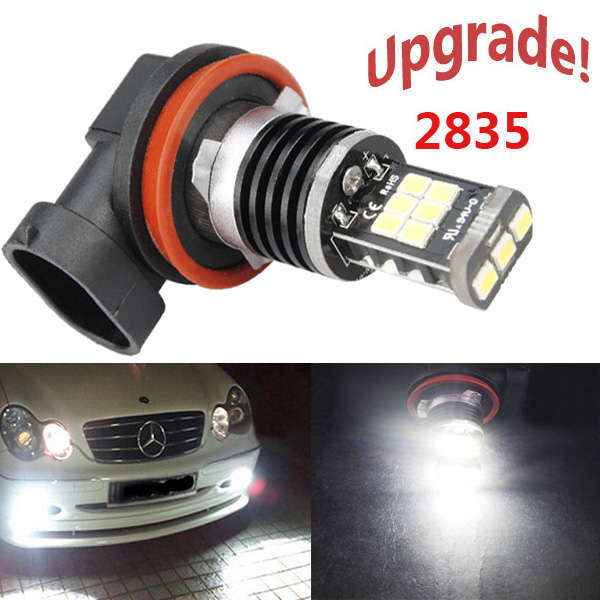 H16 2835 15SMD 15W Canbus Error Free Car White LED Fog Light Bulb for Japanese Car