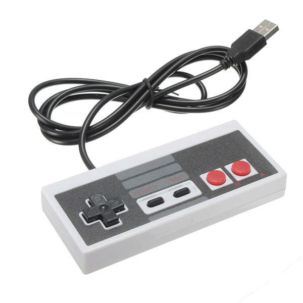 USB Classic Gaming Controller Pad For Nintendo NES Windows PC Mac OS X 64bit