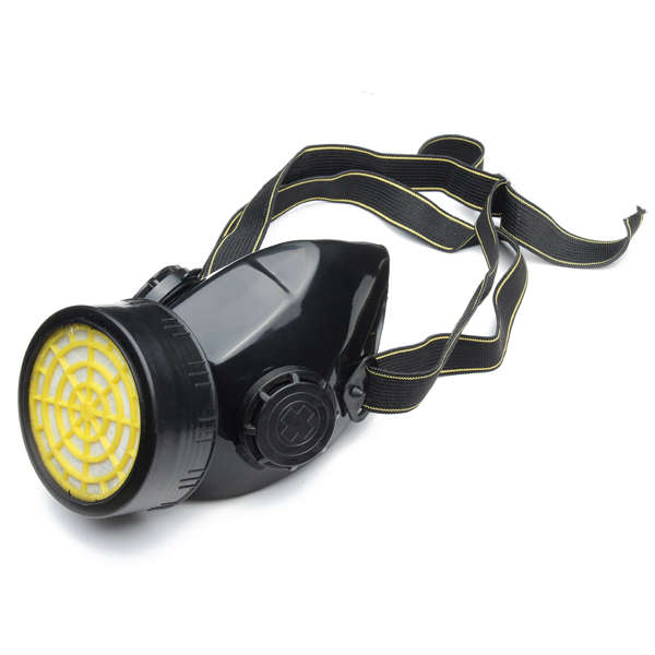 Spray Respirator Gas Safety Anti-Dust Chemical Paint Dual Cartridge Mask