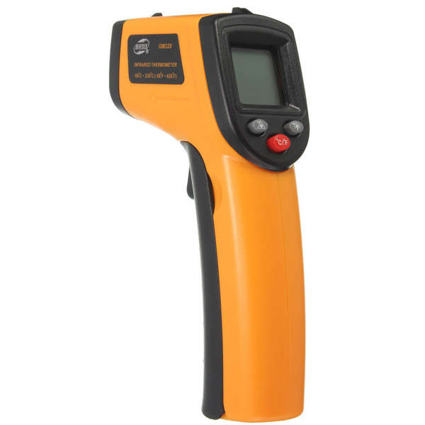 GM320 Non-Contact Laser LCD Display Digital IR Infrared Thermometer Temperature Meter Gun -50? to