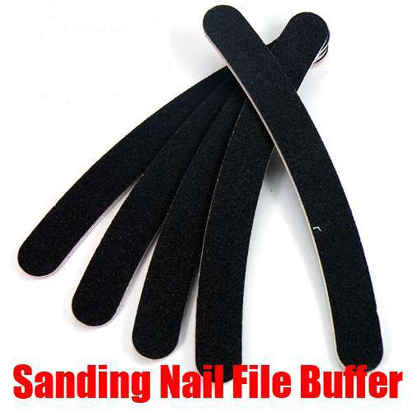 5pcs Sanding Nail Art File Buffer Crescent Buffing Block