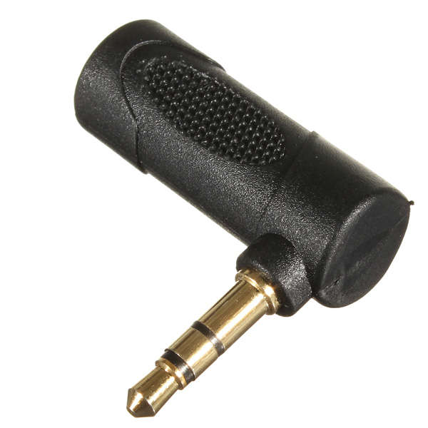 3.5MM Male To Female Stereo Adapter Convertor Plug 90¿¿¿¿¿C L Shape