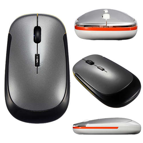 2.4GHz Ultra-Slim USB Wireless Optical Mouse For Macbook PC Laptop