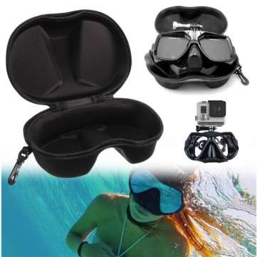 Diving Mask Scuba Glasses Case Protector Container Organizer Box For Gopro 3 Plus 4 Xiaomi Yi SJcam