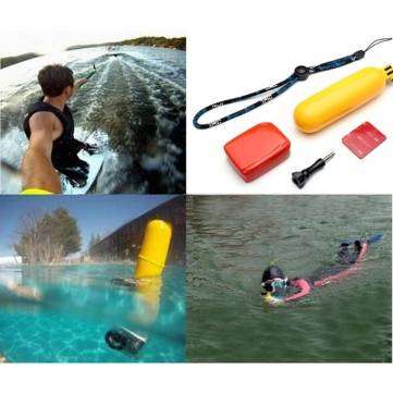 Handheld Bobber Monopod And Floating Mount And 3M Adhesive And Screw For Gopro