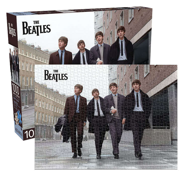 Aquarius - The Beatles Street 1;000-piece Jigsaw Puzzle - Black/white/brown