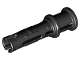 LEGO Black Technic, Pin 3L with Friction Ridges Lengthwise and Stop Bush