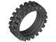 LEGO - Black Tire 23mm D. x 7mm Off Tread - Band Around Center of Tread