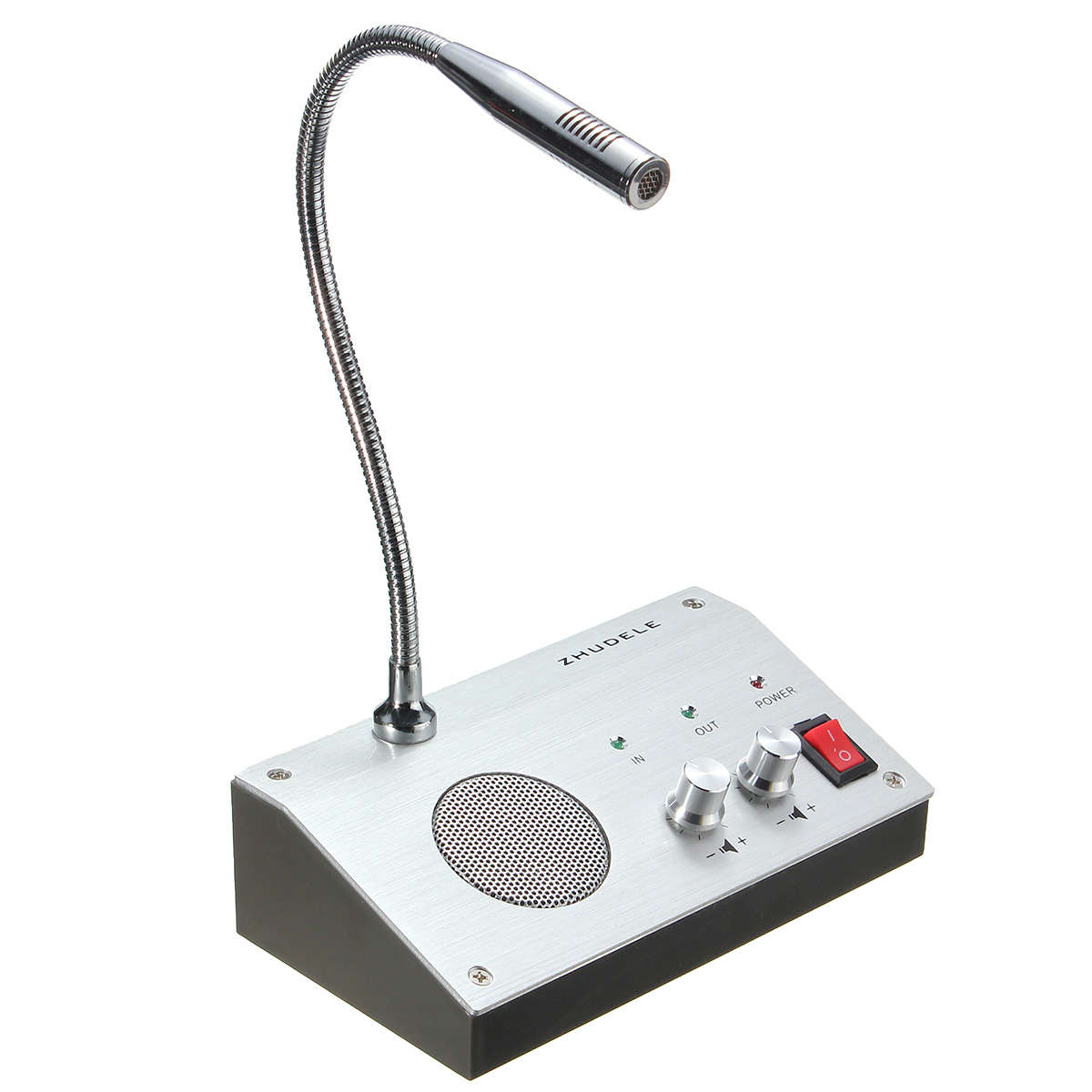 Bank/Office/Store/Station Window Dual Way Counter Intercom Interphone System - 0.87kg