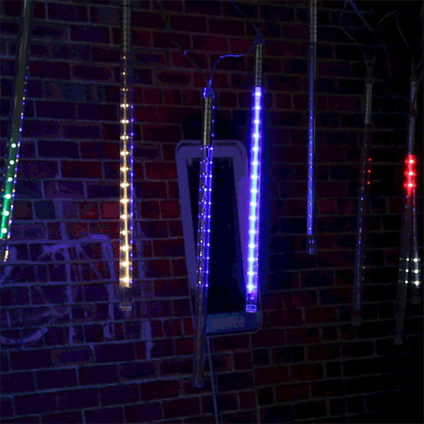 10 X 50CM LED Meteor Shower Rain Lights Waterproof Tubes String For Xmas AC85-265V - 0.30kg