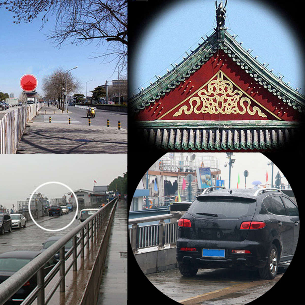 PANDA 40X60 HD Zoom Lens Camping Travel Waterproof Monocular Telescope+Tripod+Clip for Cell Phone -