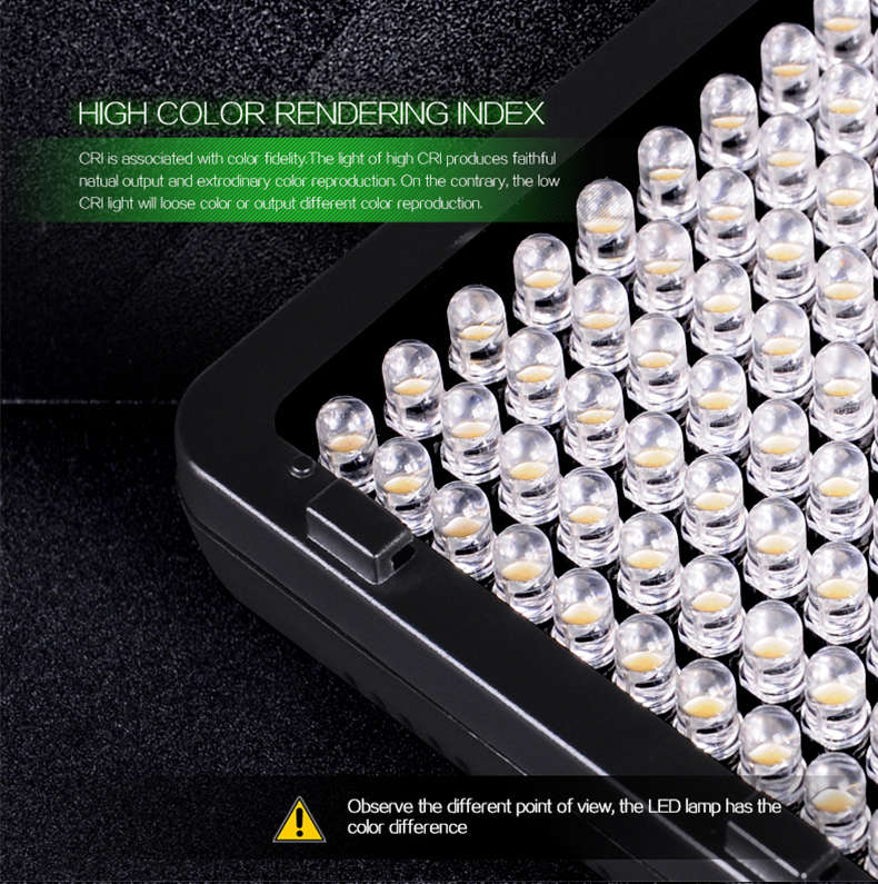 TOLIFO PT-176S LED Camera Video Light Bi-color Temperature Adjustable Photography for DSLR Camera -