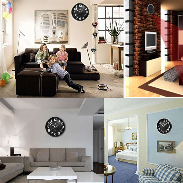 1080P Full HD WiFi Hidden IP Camera Night Vision Smart Phone PC Real Time Viewing Recording Clock -