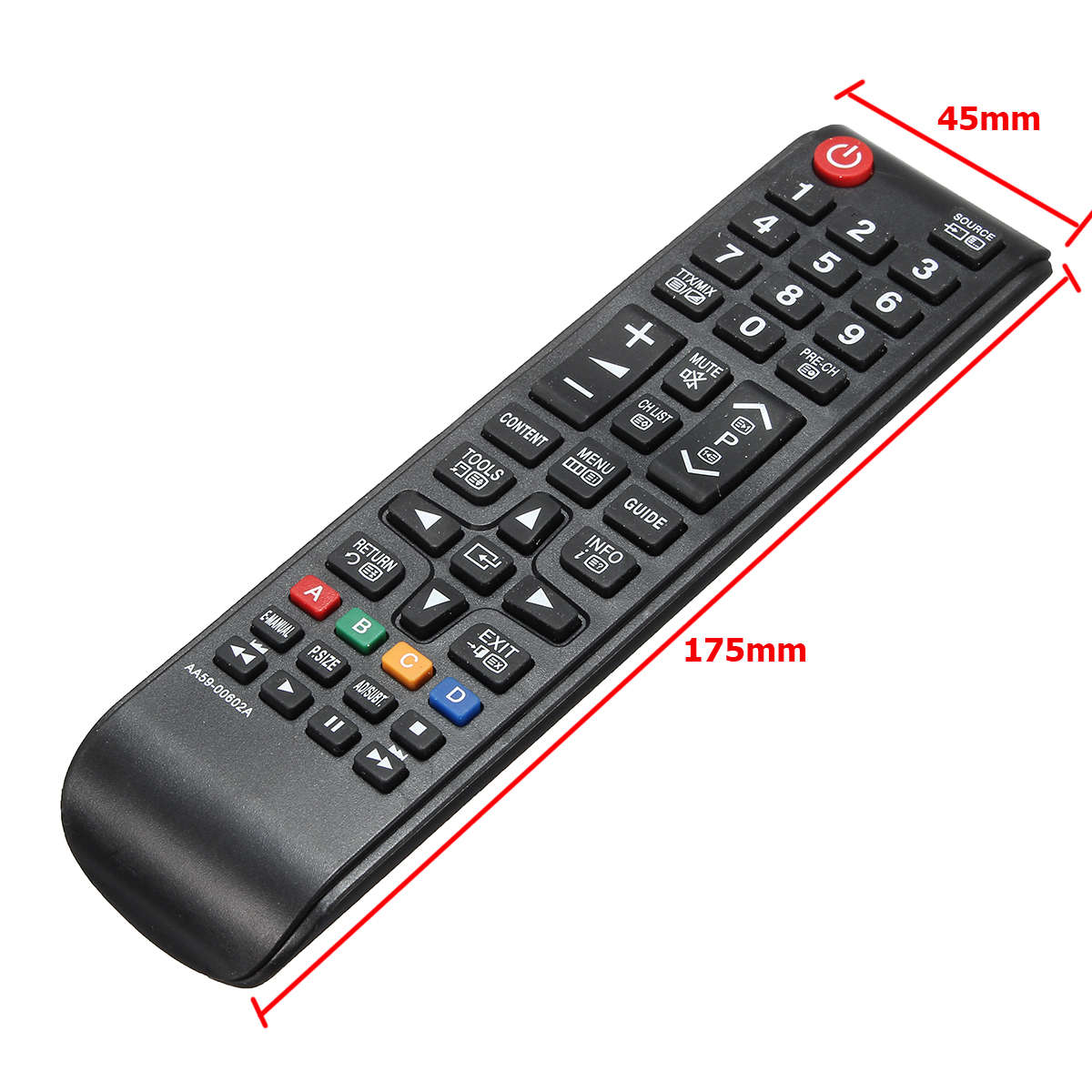 Replacement TV Remote Control for Samsung AA59-00602A LCD LED HDTV TV Smart - 0.07kg
