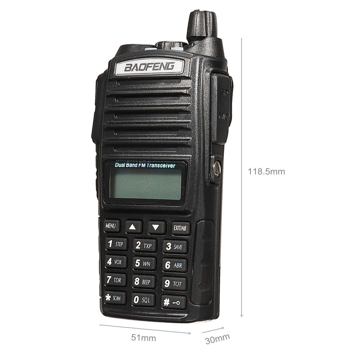 BaoFeng UV-82 Portable High Power Dual Band Radio Walkie Talkie Two Way Radio - 0.46kg