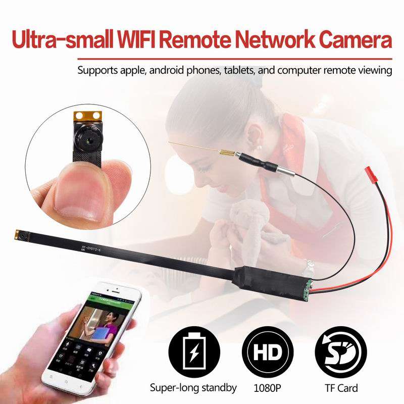 A1 H.264 1080P Remote Wireless Hidden Camera Mini WiFi IP Hidden Camera DIY Module Camera - 0.13kg