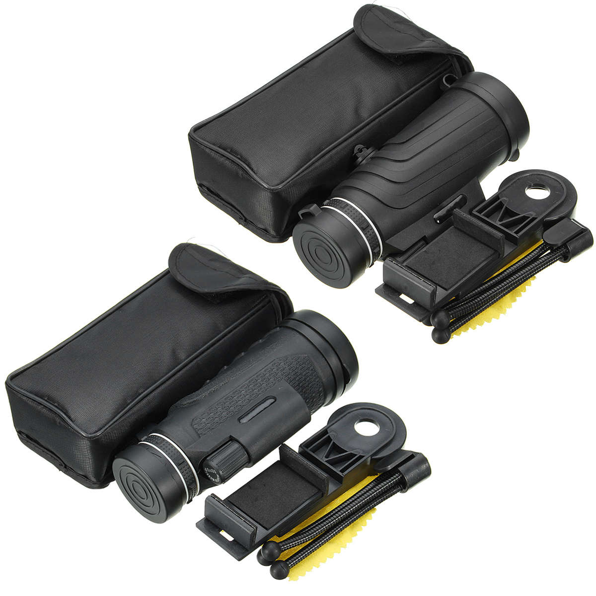 PANDA 40X60 HD Zoom Lens Camping Travel Waterproof Monocular Telescope+Tripod+Clip for Cell Phone -