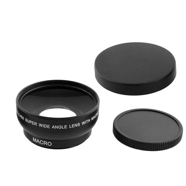 0.45x 52mm Super Fisheye Wide Angle Fixed Focus Lens For Canon Nikon Pentax Sony Minolta With