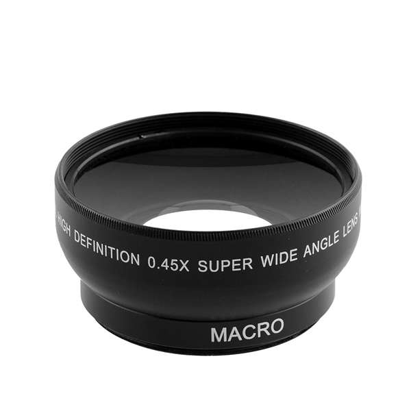 0.45x 52mm Super Fisheye Wide Angle Fixed Focus Lens For Canon Nikon Pentax Sony Minolta With