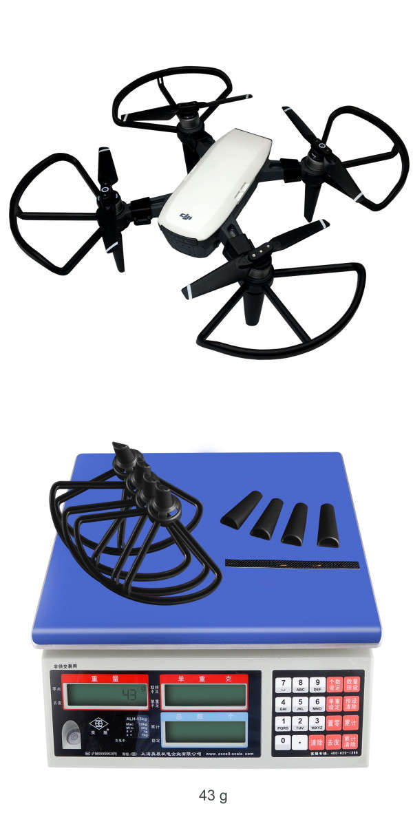 Propeller Protection Cover Extended Landing Gear Integrated Design For DJI Spark - 0.10kg