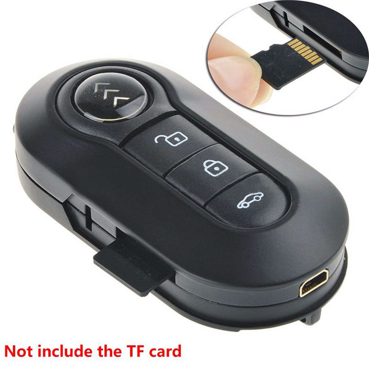 HD 1080P Hidden Camera Car Key Chain Mini DV IR LED Camcorder Night Vision DVR Camera - 0.17kg