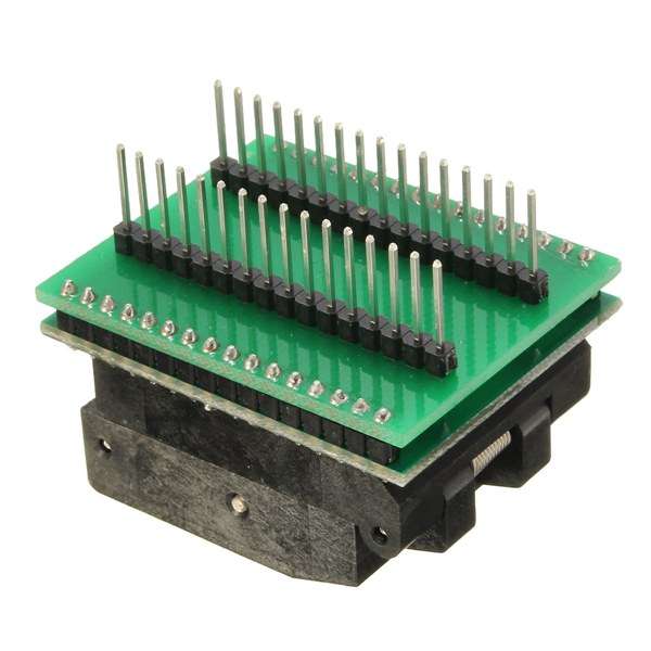 Flap QFP32 TQFP32 PQFP32 TO DIP32 Programmer Socket Adapter Universal Converter - 0.04kg