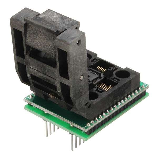 Flap QFP32 TQFP32 PQFP32 TO DIP32 Programmer Socket Adapter Universal Converter - 0.04kg