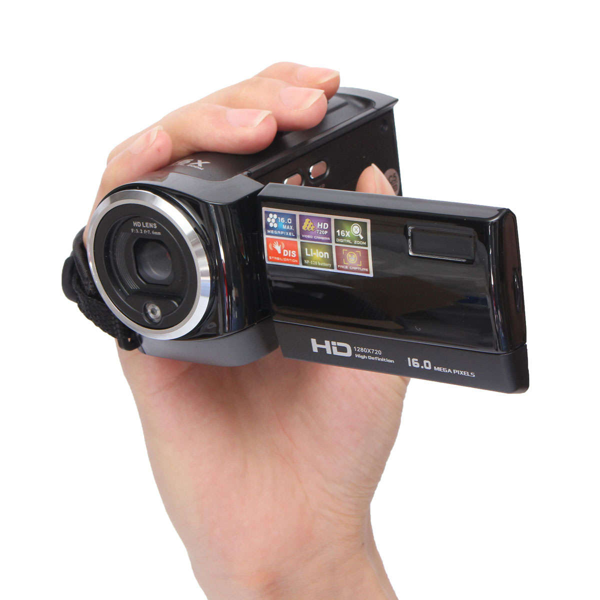16MP 2.7 Inch TFT LCD 720P HD 16X Zoom DV Digital Video Camera Camcorder DVR - 0.45kg