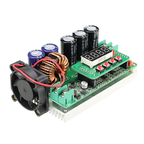 600W Digital Control DC-DC Adjustable Step Up Module Constant Voltage Current Solar Charging -
