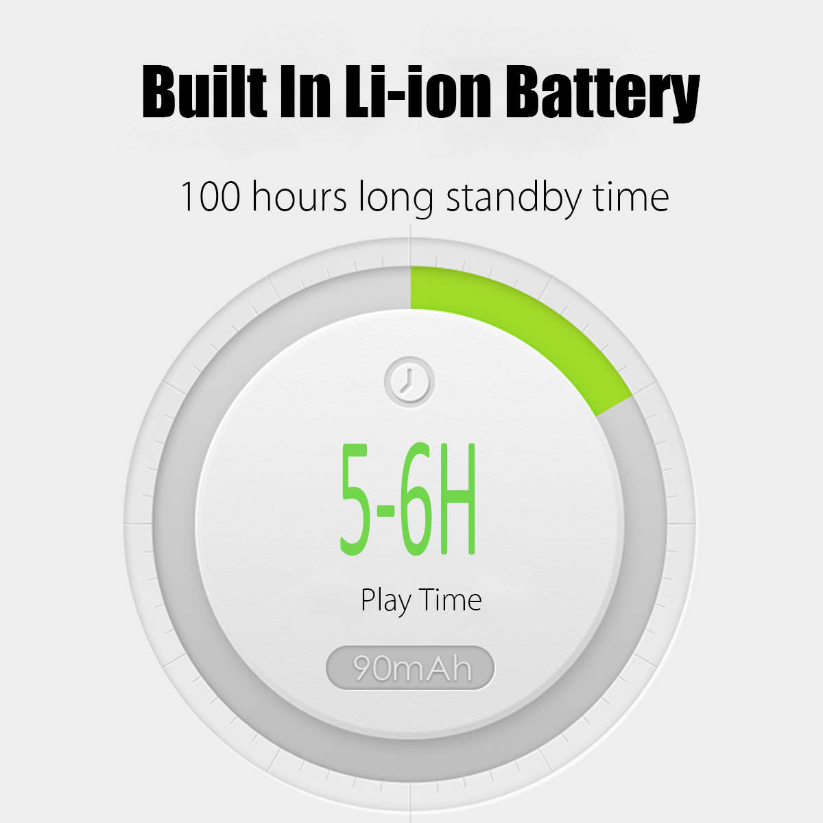 Portable Bone Conduction Earhook Sports Wireless Bluetooth Earphone Headphone Headset with Mic -