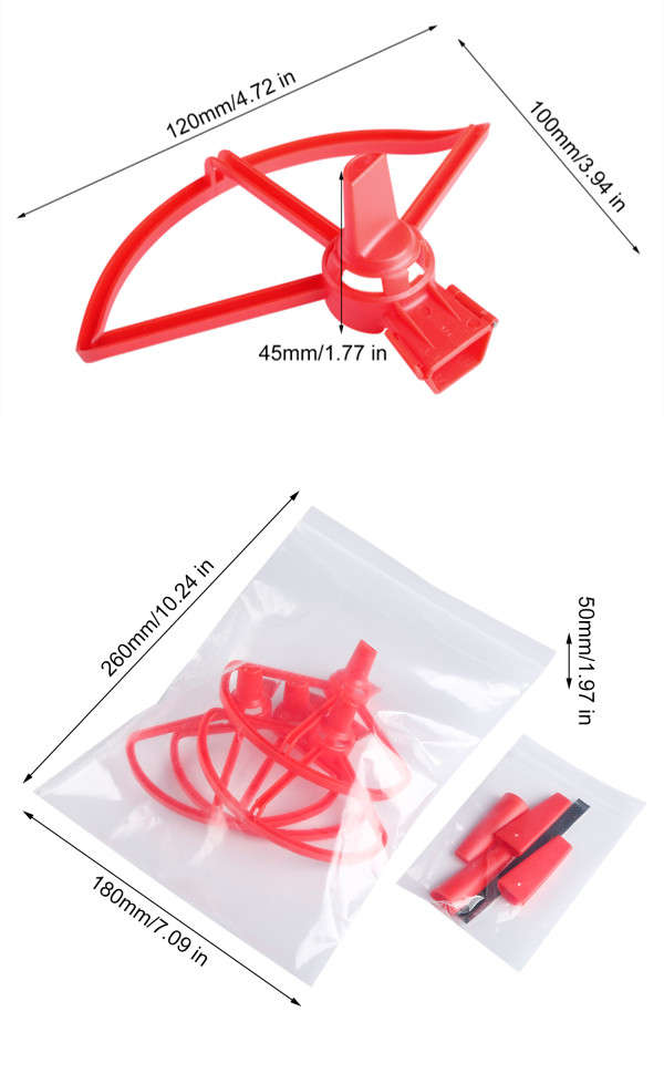 Propeller Protection Cover Extended Landing Gear Integrated Design For DJI Spark - 0.10kg