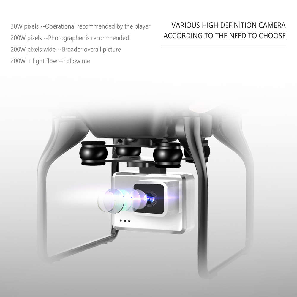 DM DM106 WiFi FPV With 2MP/0.3MP Camera Altitude Hold RC Drone Quadcopter RTF - 0.44kg