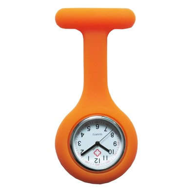 Colorful Silicone Doctor Fob Watch Pocket Nurse Watches with Clasp - 0.03kg