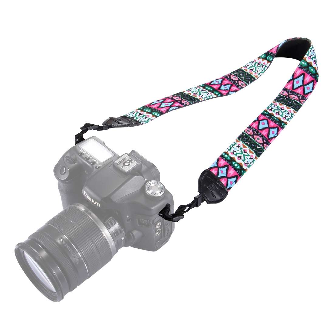 PULUZ PU6005 Retro Ethnic Style Multi-color Series Shoulder Neck Strap Camera Strap for SLR DSLR C