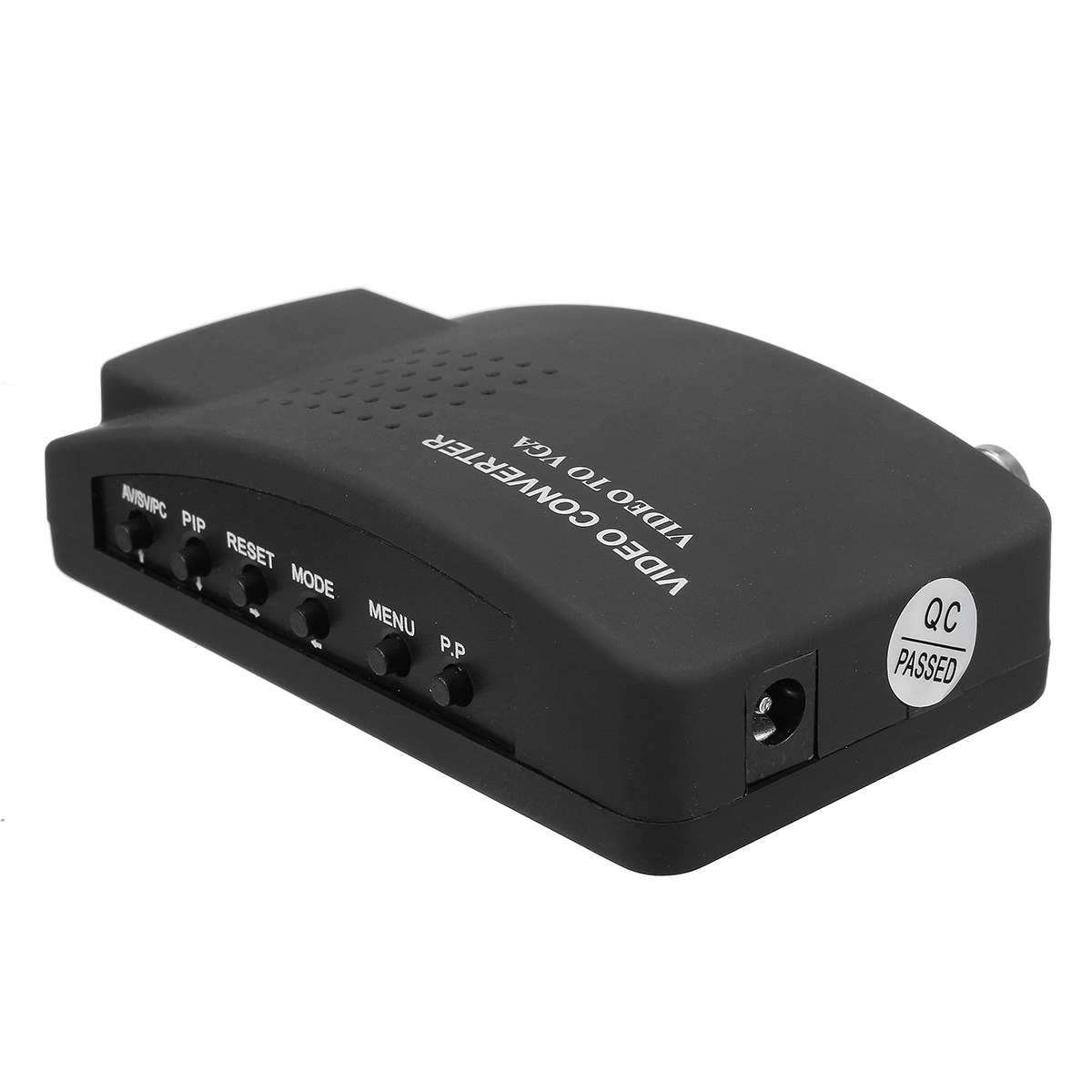 BNC S Video VGA to Laptop Computer PC VGA Monitor Converter Adapter Box 1080P - 0.21kg