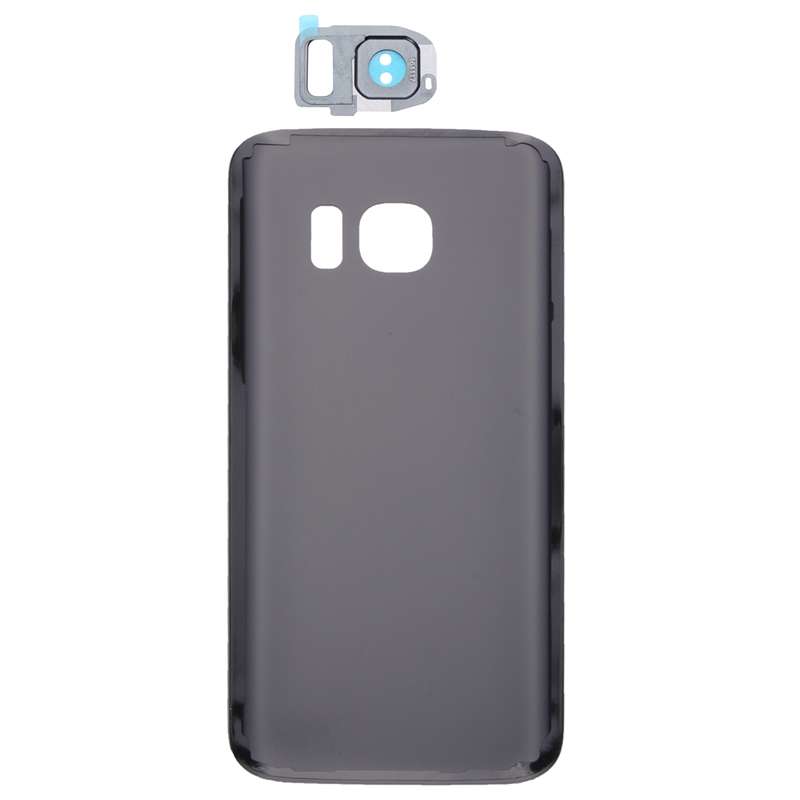 Back Glass Battery Door Housing Cover+Back Rear Camera Lens Replacement For Samsung Galaxy S7 -