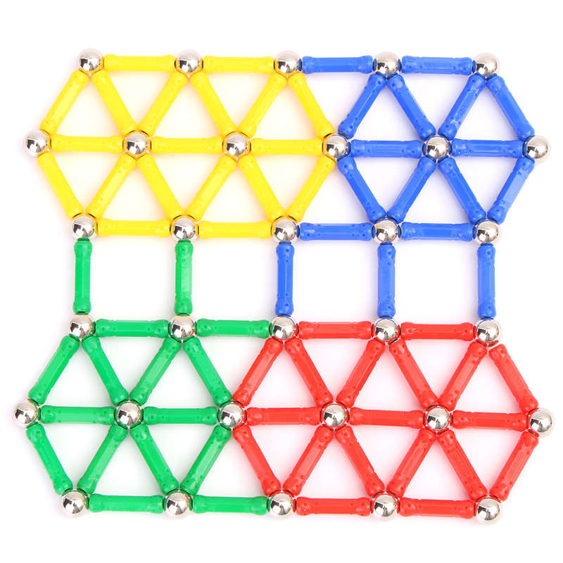 103PCS Magnetic Building Blocks Set Construction DIY Sticks For Kids Children Educational Gift Toys