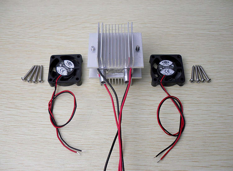 DIY Thermoelectric Peltier Refrigeration Cooling System + Fan Kit - 0.20kg