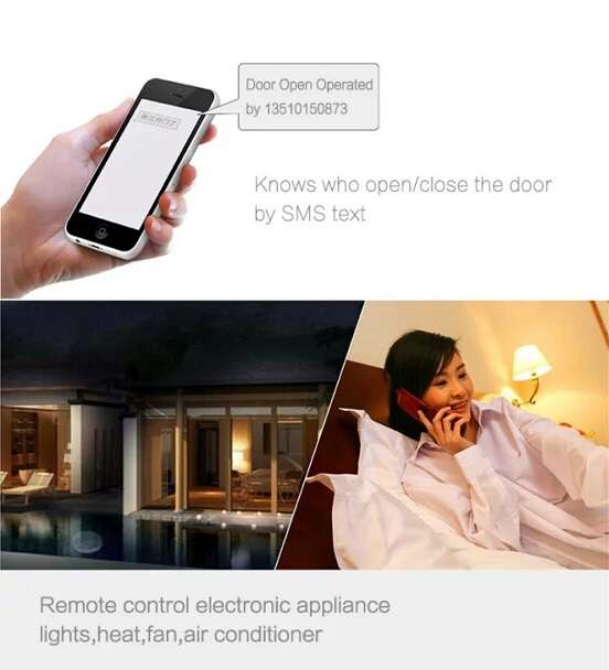 200 Users Home GSM Module Remote Control Access Controller for Electric Door via SMS GSM Gate