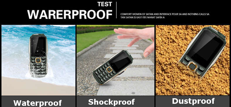 GOFLY S7000 2.0 Inch 3800mAh OTG Flashlight FM MP3 Power Bank Dual SIM Outdooors Mini Feature Phone