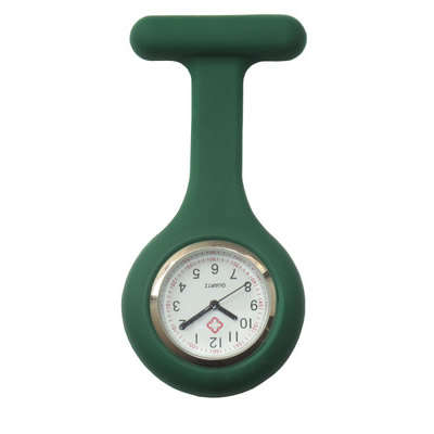 Colorful Silicone Doctor Fob Watch Pocket Nurse Watches with Clasp - 0.03kg