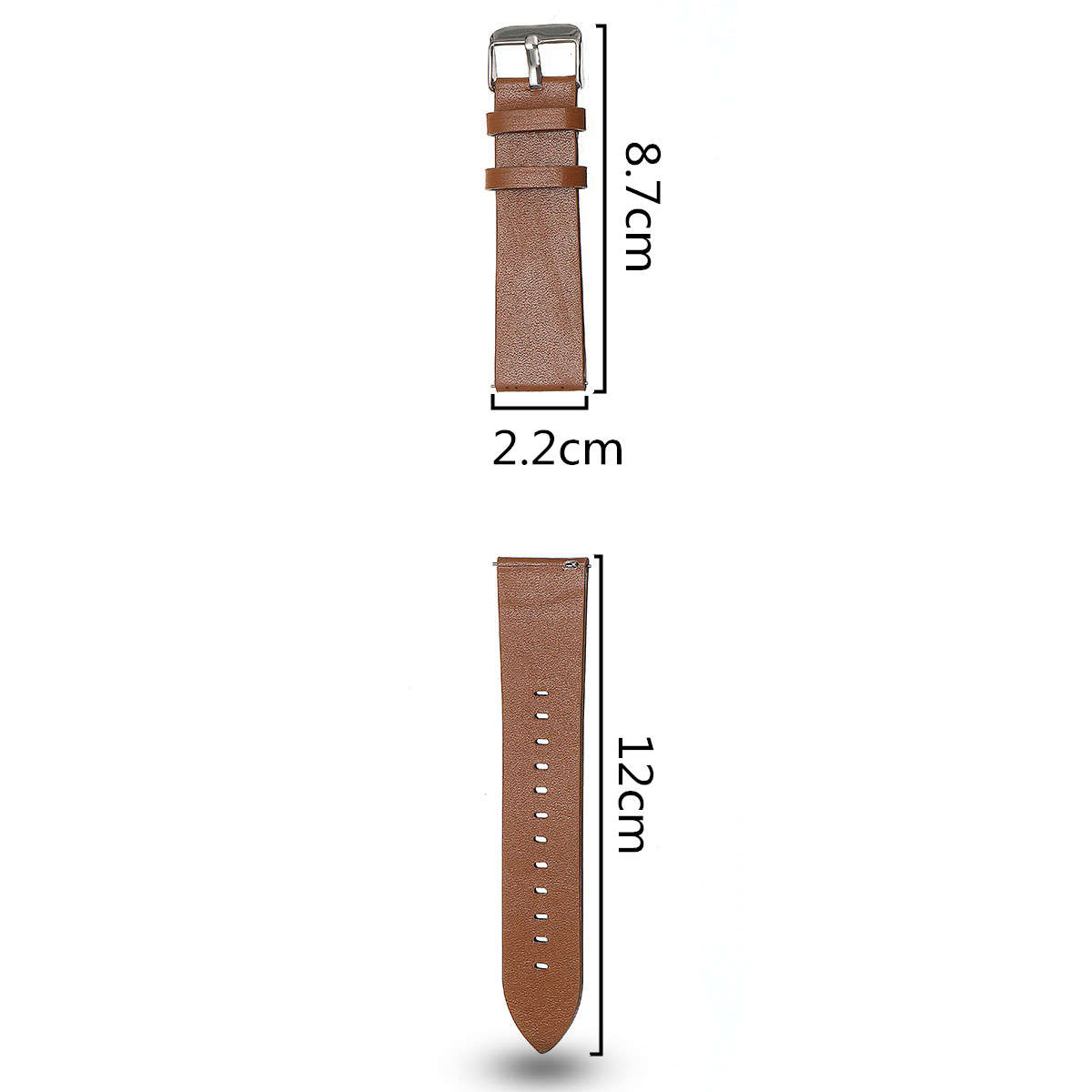 22mm Leather Watch Band Strap for Samsung Gear S3 Frontier/Classic - 0.02kg