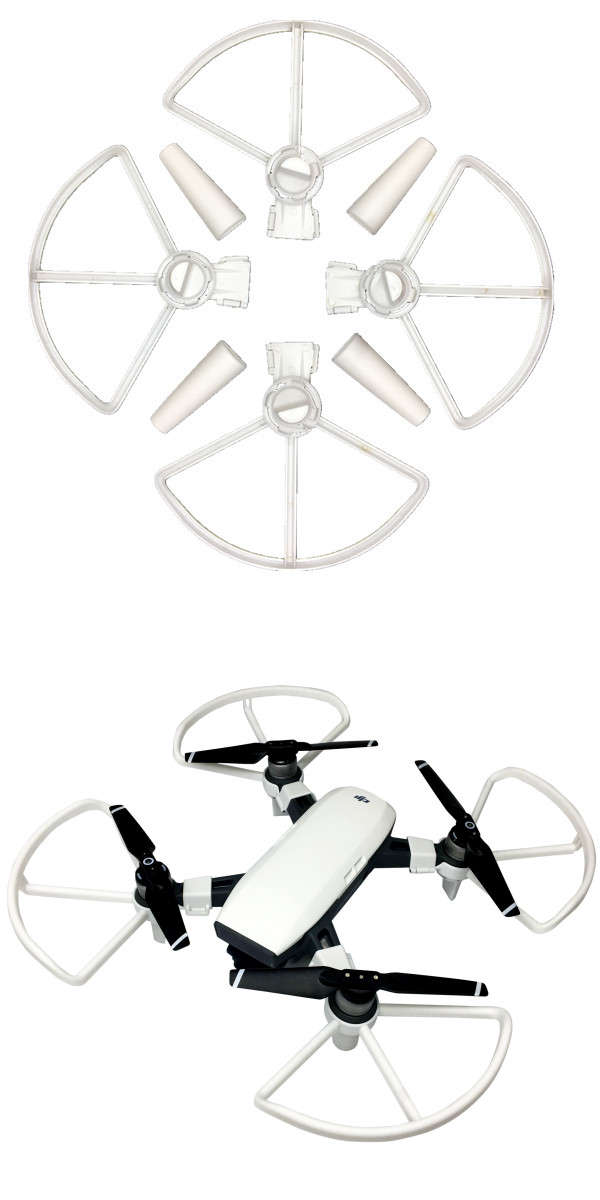 Propeller Protection Cover Extended Landing Gear Integrated Design For DJI Spark - 0.10kg
