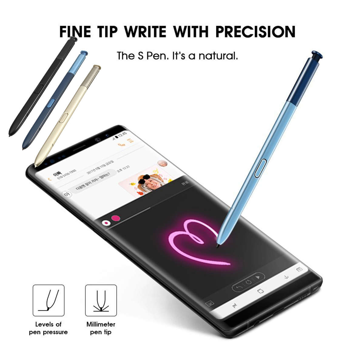Stylus S Pen For Samsung Galaxy Note 8 AT&T Verizon T-Mobile Sprint