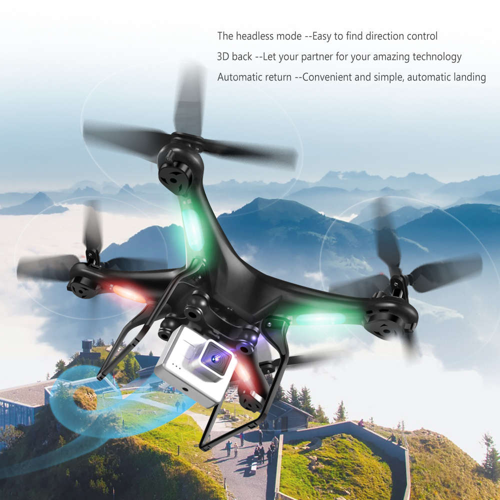 DM DM106 WiFi FPV With 2MP/0.3MP Camera Altitude Hold RC Drone Quadcopter RTF - 0.44kg