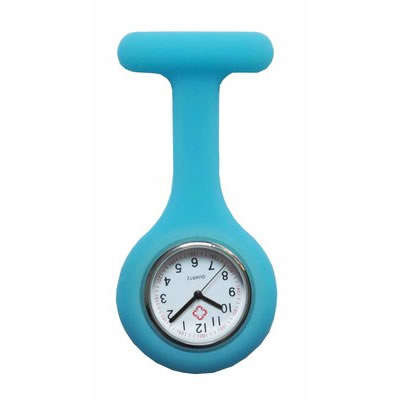 Colorful Silicone Doctor Fob Watch Pocket Nurse Watches with Clasp - 0.03kg