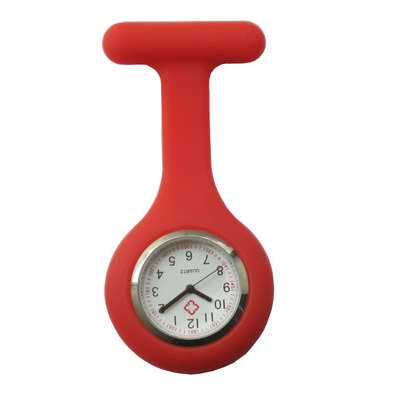 Colorful Silicone Doctor Fob Watch Pocket Nurse Watches with Clasp - 0.03kg