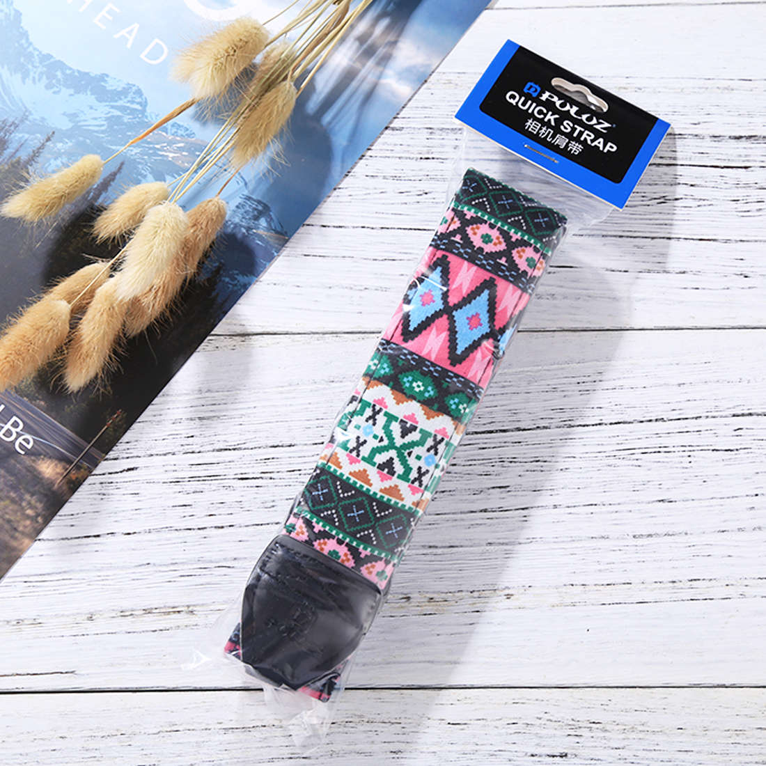 PULUZ PU6005 Retro Ethnic Style Multi-color Series Shoulder Neck Strap Camera Strap for SLR DSLR C