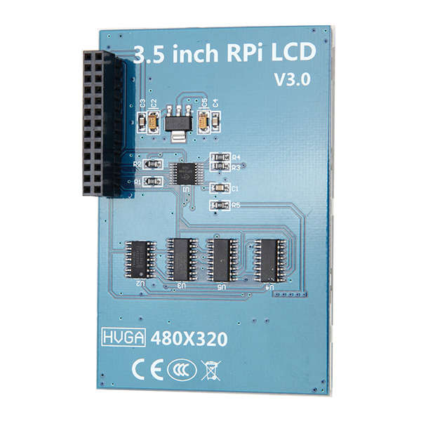 3.5 Inch 320 X 480 TFT LCD Display Touch Board For Raspberry Pi 2 Raspberry Pi 3 Model B With Case